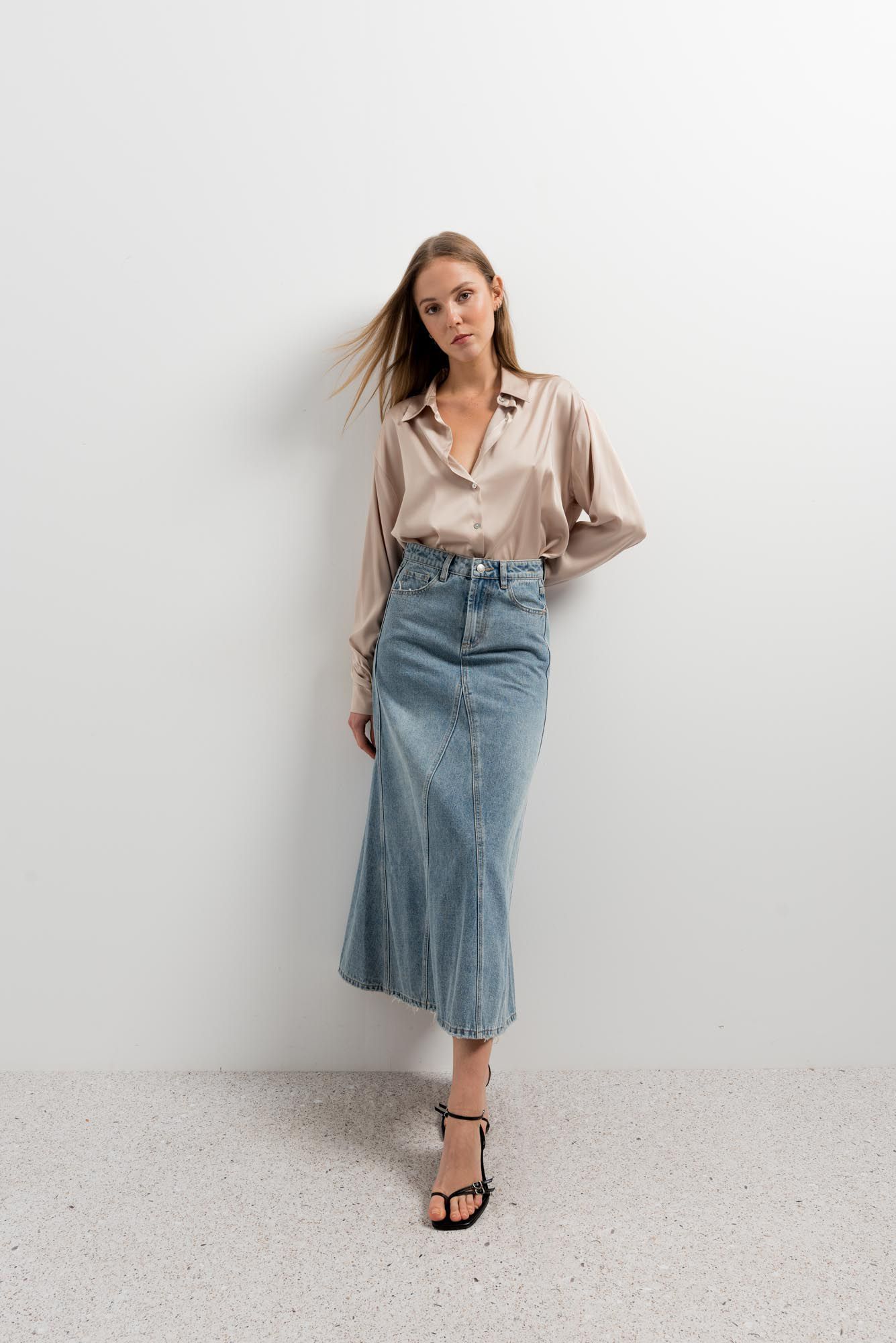 24102023123139054_6_1.jpg Falda larga y midi vaquera denim para mujer efecto lavado