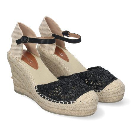Alpargatas de Cuña Cómoda en Yute Mujer Estilo Valenciana VRA-851
