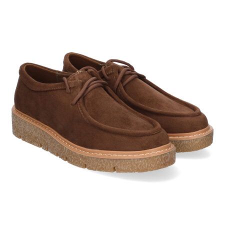 Mocasines de mujer estilo wallabee cómodos color verde YZ24-039