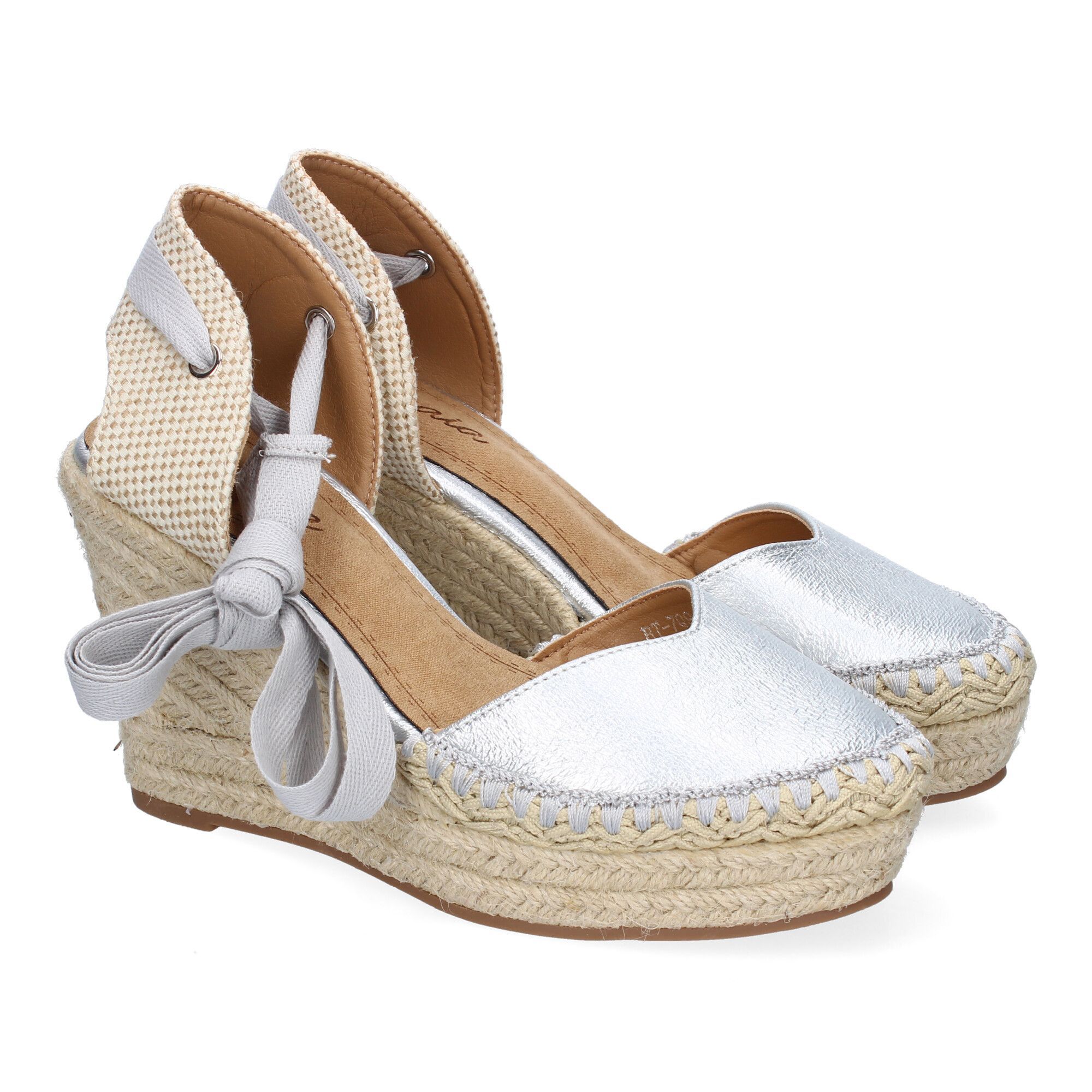 7Q9-Plata_0.jpg Sandalias plateadas de cuña cómoda en yute para mujer 7Q9