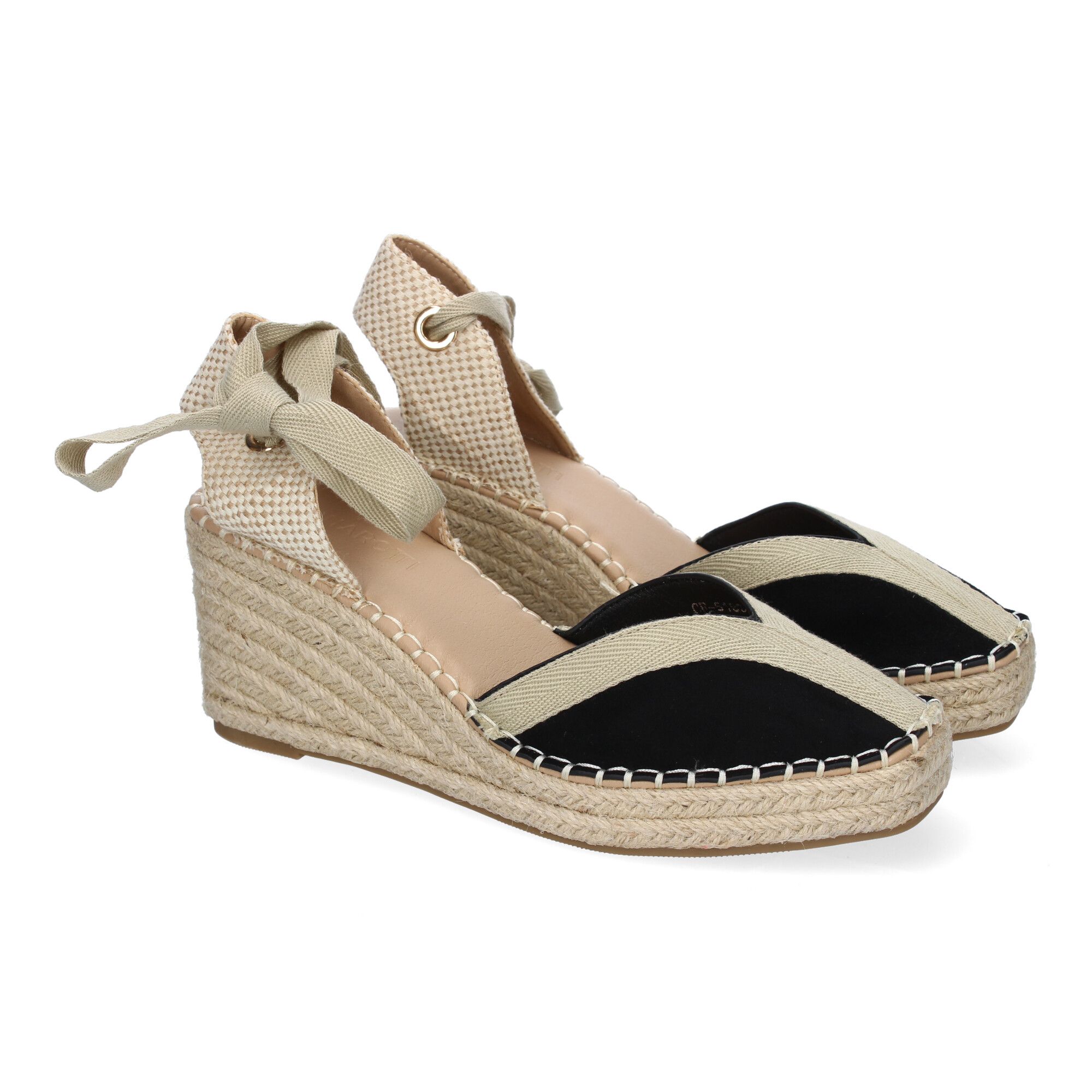 CF-5183-Negro_0.jpg Sandalias de cuña en esparto para mujer color negro CF-5183