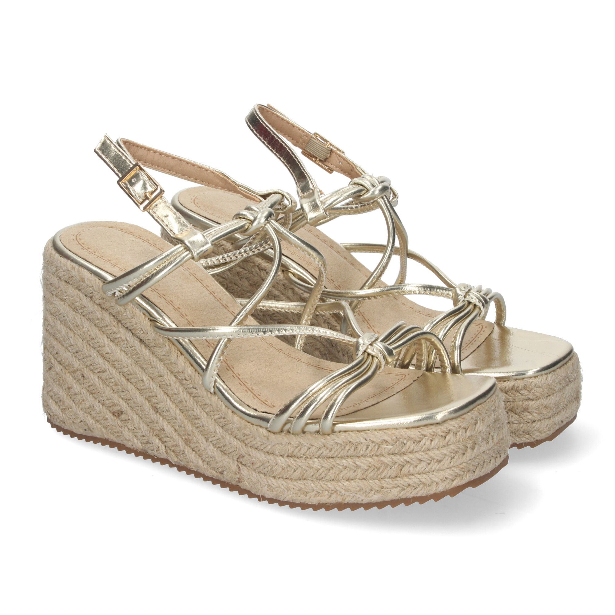 JNS-5P500-Oro_0_1.jpg Sandalias doradas de cuña en yute de tiras para mujer JNS-5P500