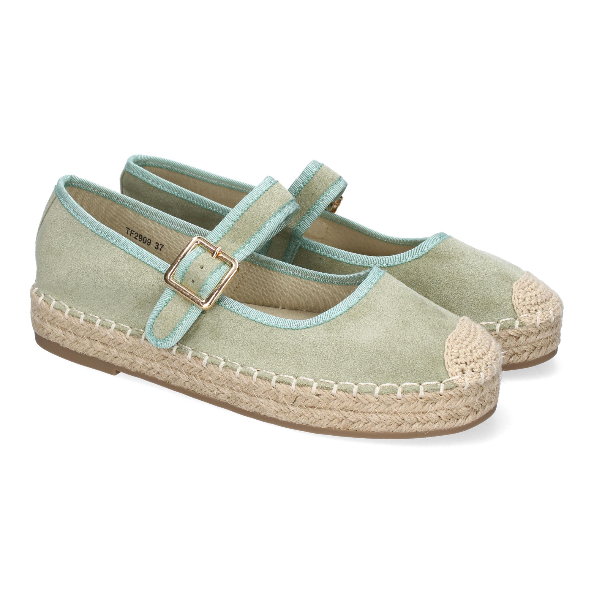 TF2909-Verde_0.jpg Bailarinas estilo alpargatas en yute para mujer color verde TF2909