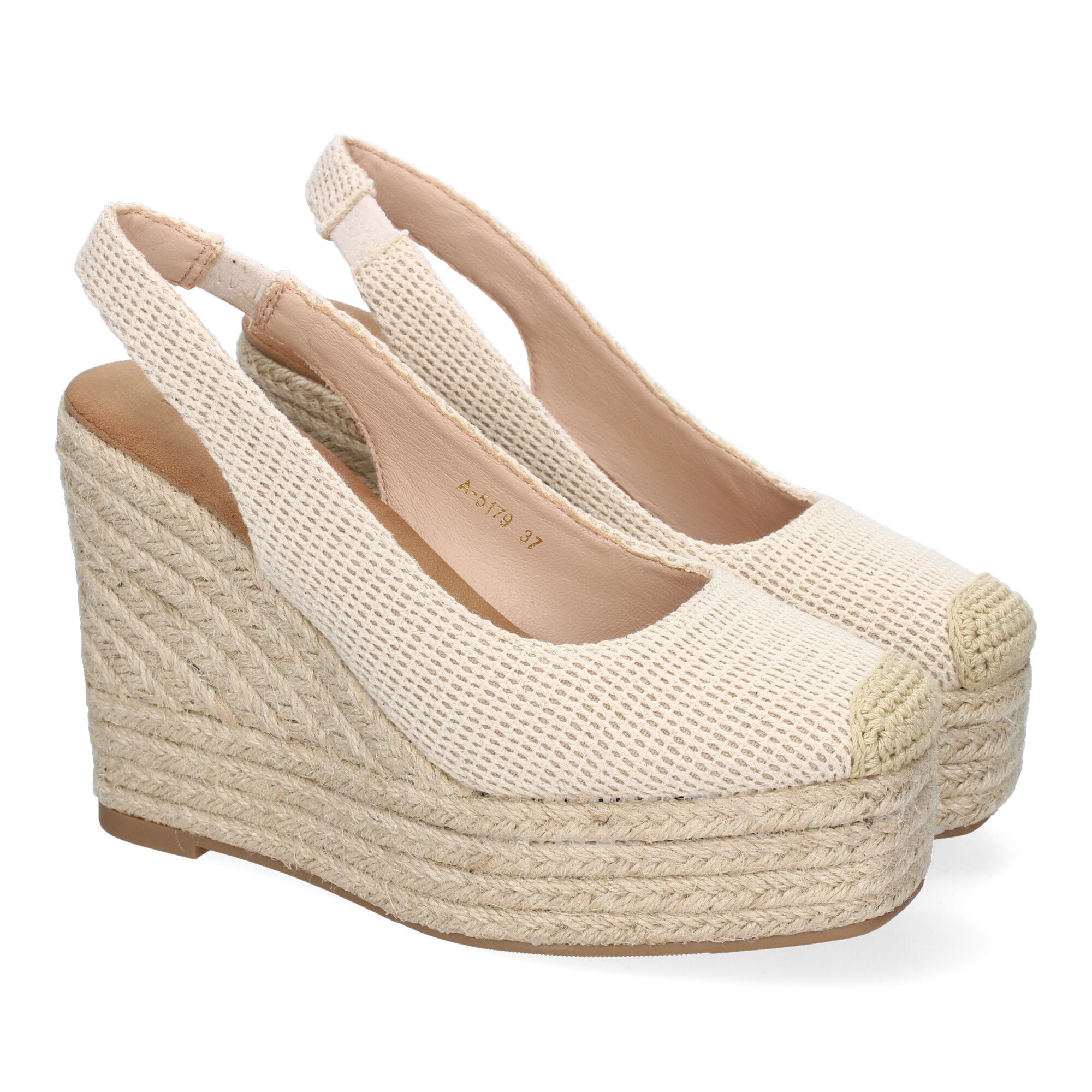 A-5179-Beige_0.jpg Sandalias de cuña en yute hebilla para mujer color beige A-5179
