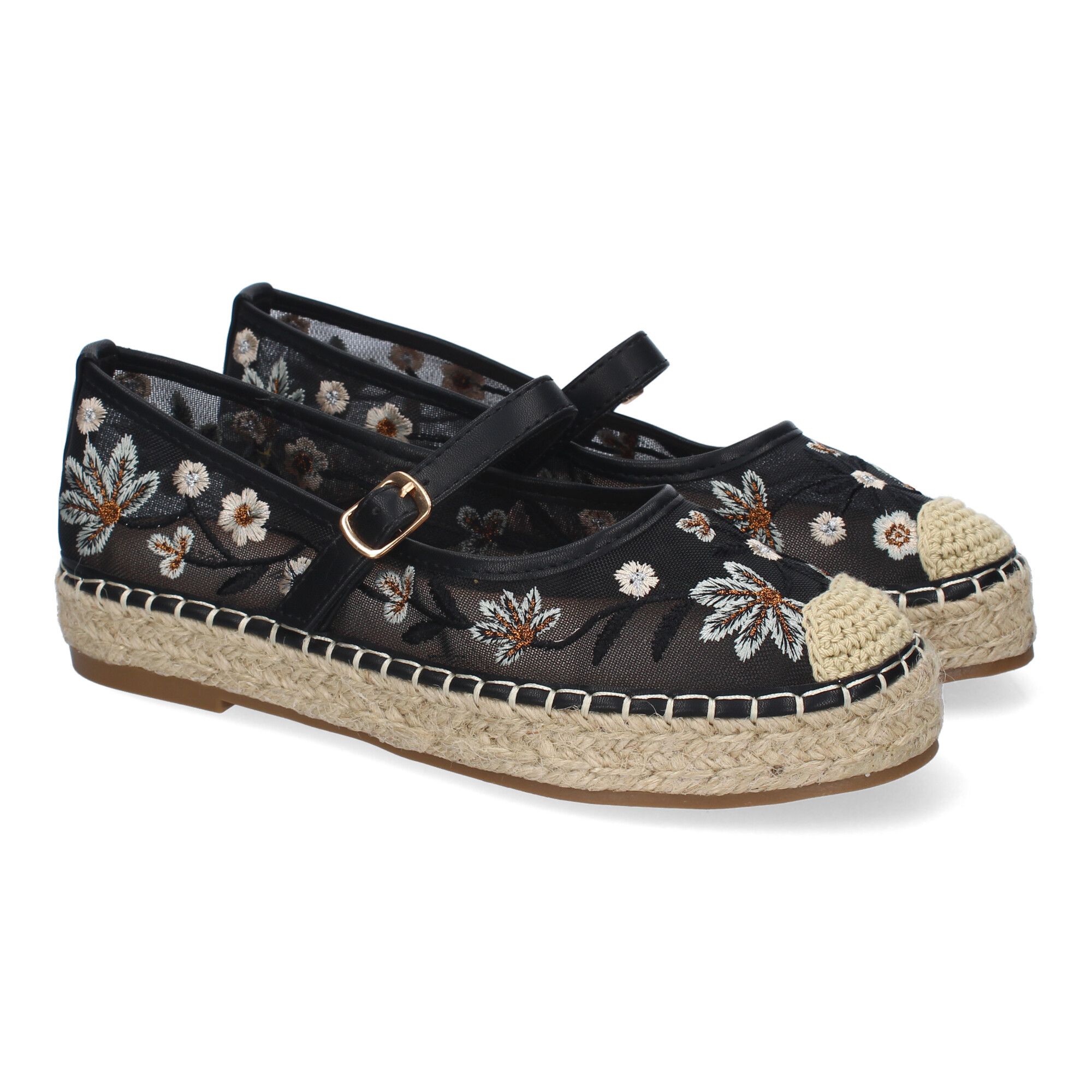 HA-5282-Negro_0.jpg Bailarinas estilo alpargatas diseño floral para mujer color negro HA-5282